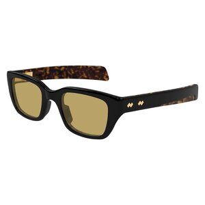 New BOTTEGA VENETA Ribbon Black Square BV1393S 009 Sunglasses Women